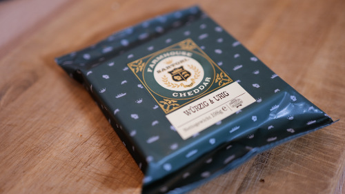 Farmhouse Cheddar Käse aus den USA